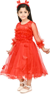 IKONIC FASHION Girls Maxi/Full Length Festive/Wedding Dress