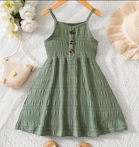 ADTAS Indi Baby Girls Below Knee Casual Dress