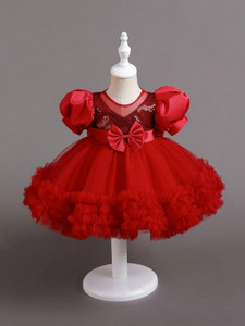 Style Connect Baby Girls Midi/Knee Length Festive/Wedding Dress