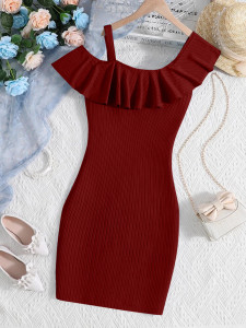 Dhanoo Fashion Girls Below Knee Casual Dress