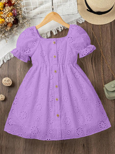 MENSBIT Girls Midi/Knee Length Casual Dress