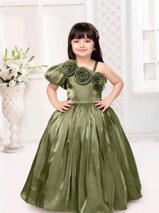 STAJMINADRESSES Girls Maxi/Full Length Party Dress