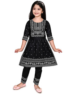Sajjat Dresses Girls Below Knee Party Dress