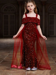 ShopTown Indi Girls Maxi/Full Length Party Dress