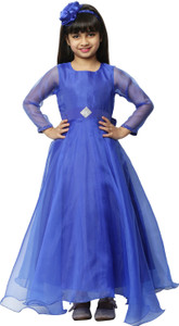 Shahina Fashion Girls Maxi/Full Length Festive/Wedding Dress