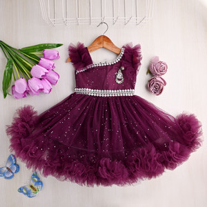 R RAI FASHION Indi Baby Girls Above Knee Festive/Wedding Dress