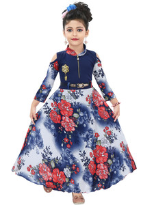 Chandrika Girls Maxi/Full Length Casual Dress