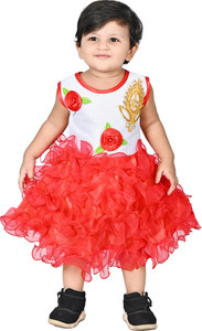 MARUF DRESSES Baby Girls Below Knee Party Dress