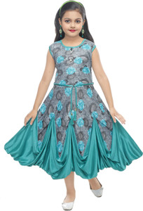 MRM CREATION Girls Calf Length Party Dress
