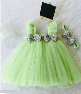 SHREE BHERUNATH FASHION Baby Girls Midi/Knee Length Party Dress