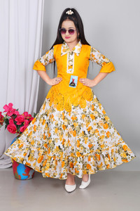 Mmaisha Girls Maxi/Full Length Festive/Wedding Dress