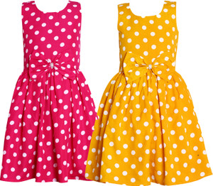 Rcube Girls Midi/Knee Length Casual Dress