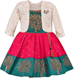 Wishkaro Girls Midi/Knee Length Party Dress