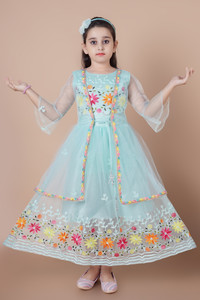 BAAQI Girls Maxi/Full Length Festive/Wedding Dress