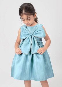 SHRVAAY GROUP Girls Midi/Knee Length Festive/Wedding Dress
