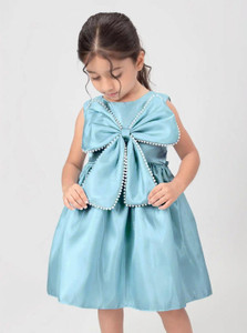 SHRVAAY GROUP Girls Midi/Knee Length Festive/Wedding Dress