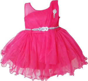harshvardhanmart Indi Baby Girls Midi/Knee Length Casual Dress