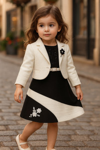 MHABIBA Baby Girls Midi/Knee Length Party Dress