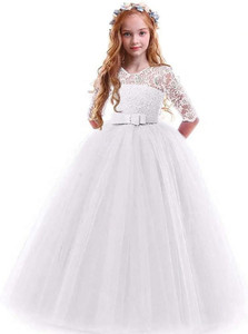 Reem Jheem Girls Maxi/Full Length Festive/Wedding Dress