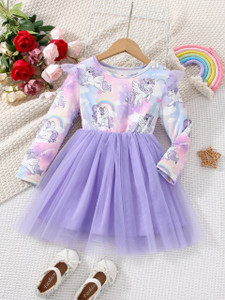 RENEWAL STORE Girls Midi/Knee Length Party Dress