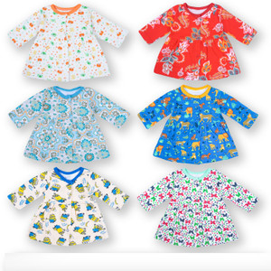 SMILEY APPU CLOTHING Baby Girls Below Knee Casual Dress