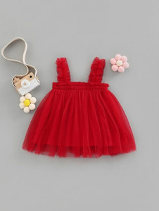 STRANGER TRENDZ Indi Baby Girls Above Knee Festive/Wedding Dress