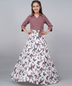 Aarya Designer Girls Maxi/Full Length Party Dress