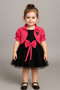 RupMilanKolkata Girls Mini/Short Party Dress