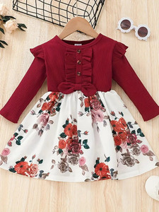 Classy Moda Baby Girls Midi/Knee Length Casual Dress