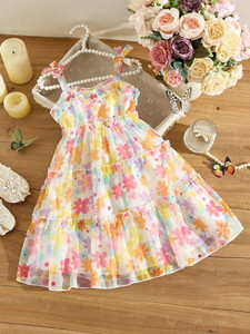 PATALAM Girls Midi/Knee Length Party Dress