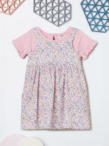MAX Baby Girls Below Knee Casual Dress