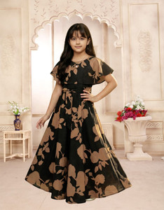 Aarya Designer Girls Maxi/Full Length Party Dress