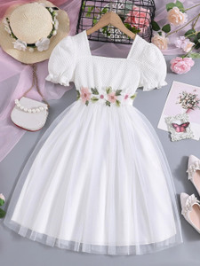 Miss & Chief Girls Midi/Knee Length Party Dress