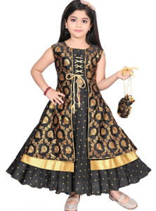 FAYEZFASHION Girls Maxi/Full Length Festive/Wedding Dress