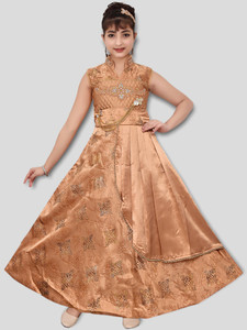 SVM FASHION Girls Maxi/Full Length Festive/Wedding Dress