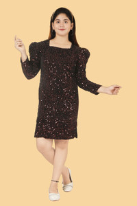 VISHESTA Girls Above Knee Party Dress