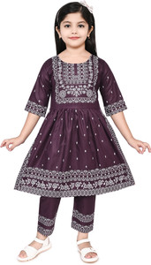 Sajjat Dresses Girls Below Knee Party Dress