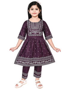 Sajjat Dresses Girls Below Knee Party Dress