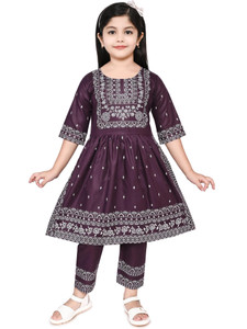 Sajjat Dresses Girls Below Knee Party Dress