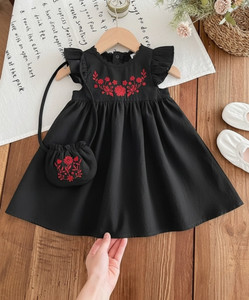 FAHIMCREATION Baby Girls Midi/Knee Length Party Dress