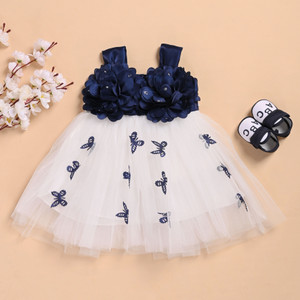 AROWTEX Baby Girls Midi/Knee Length Party Dress