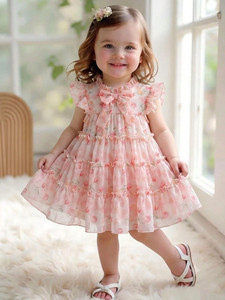 PURNKAMAAY TRENDZ Baby Girls Midi/Knee Length Party Dress
