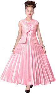 AYUB FASHION Girls Maxi/Full Length Party Dress