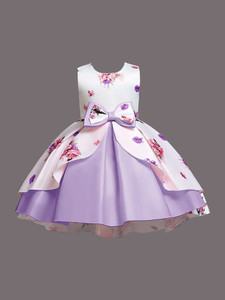 DHARMIKAAY Girls Above Knee Party Dress