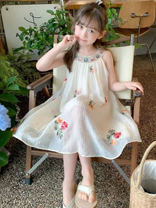 Veviw Girls Below Knee Casual Dress