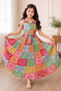 Little Angel Girls Maxi/Full Length Party Dress
