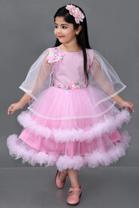 PN fashion Girls Below Knee Festive/Wedding Dress