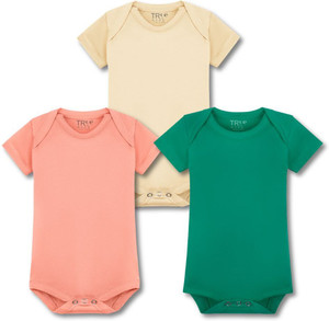 Truehype Romper For Baby Boys & Baby Girls Solid Pure Cotton