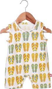 nino bambino Romper For Boys & Girls Casual Printed Cotton Blend