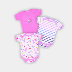 SLB Romper For Baby Boys & Baby Girls Casual Printed Cotton Blend